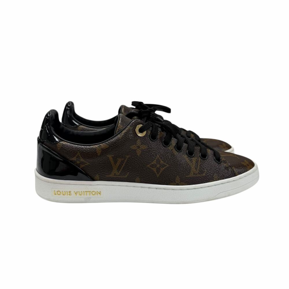 Louis Vuitton Front Row Sneaker Patent Monogram Canvas Womens 36.5 / US 6.5 ASIS - Picture 6 of 13